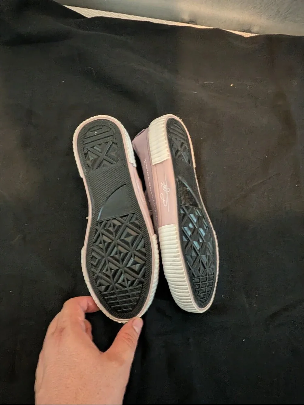 Mutuoni Fashion Shoes — lavender canvas sneakers size 39/245 (≈ US women's 8)